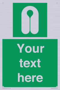 Custom sign safe condition Lifejacket